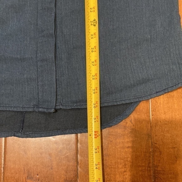 Madewell Blue Button Front Tunic Top - Picture 6 of 7